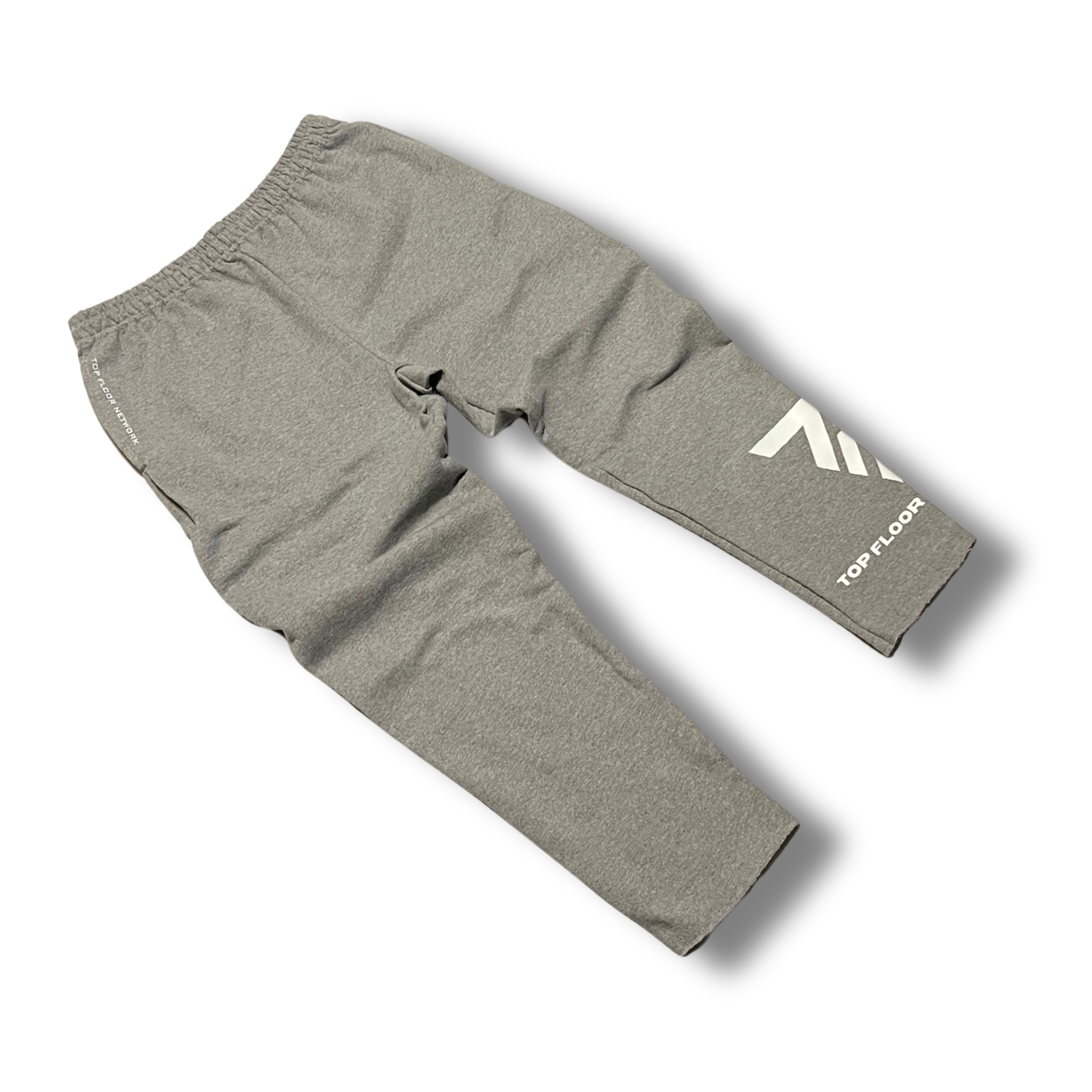 “SHOWCASE” LIGHTWEIGHT TRAINER SWEATPANTS (GREY/WHITE)