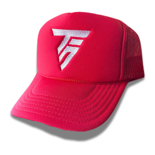 “SYMBOLISM XL” TRUCKER HAT (RED)