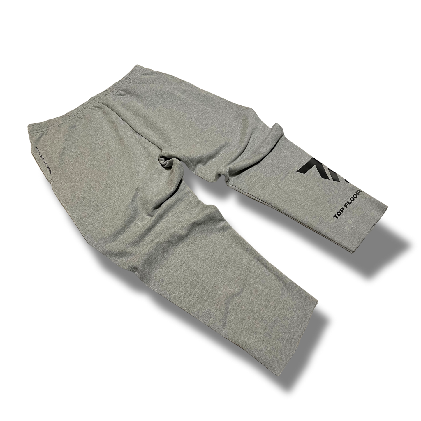 “SHOWCASE” LIGHTWEIGHT TRAINER SWEATPANTS (GREY/BLACK)