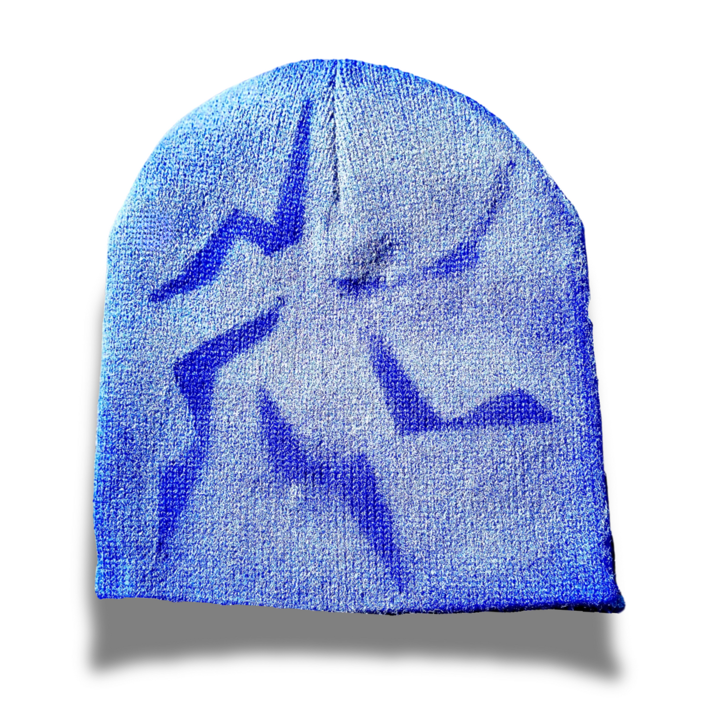 AIR BRUSH “SYMBOLISM” BEANIE (TRUE BLUE)