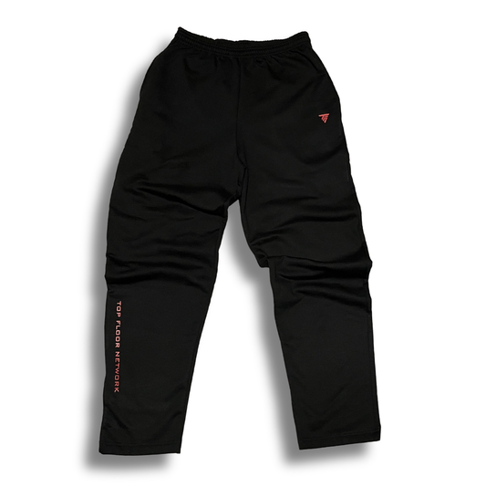 “SYMBOLISM” HEAVYWEIGHT CLASSIC SWEATPANTS (BLACK/RED)