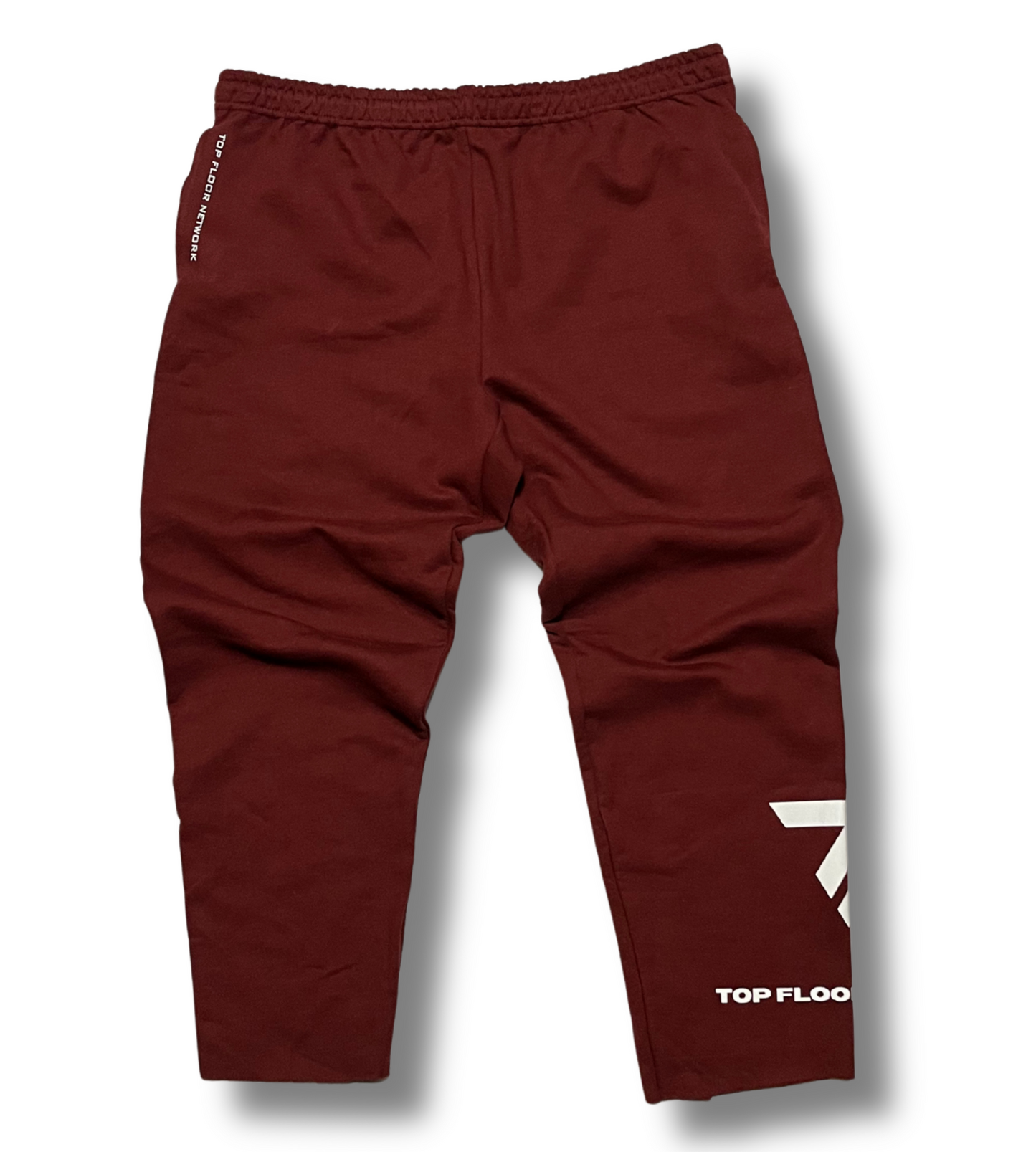 “SHOWCASE” LIGHTWEIGHT TRAINER SWEATPANTS (MAROON)