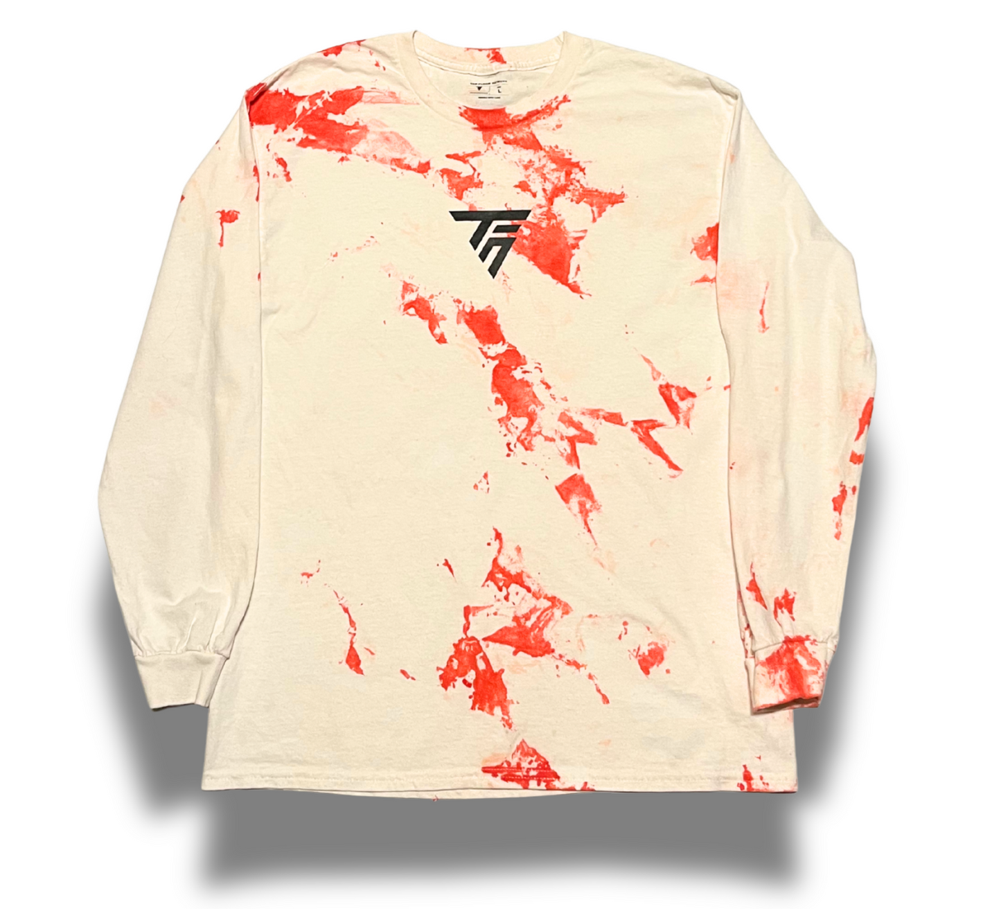 “SYMBOLISM” SUPREME U.P CORE LONG-SLEEVE TEE (RED SPLASH)
