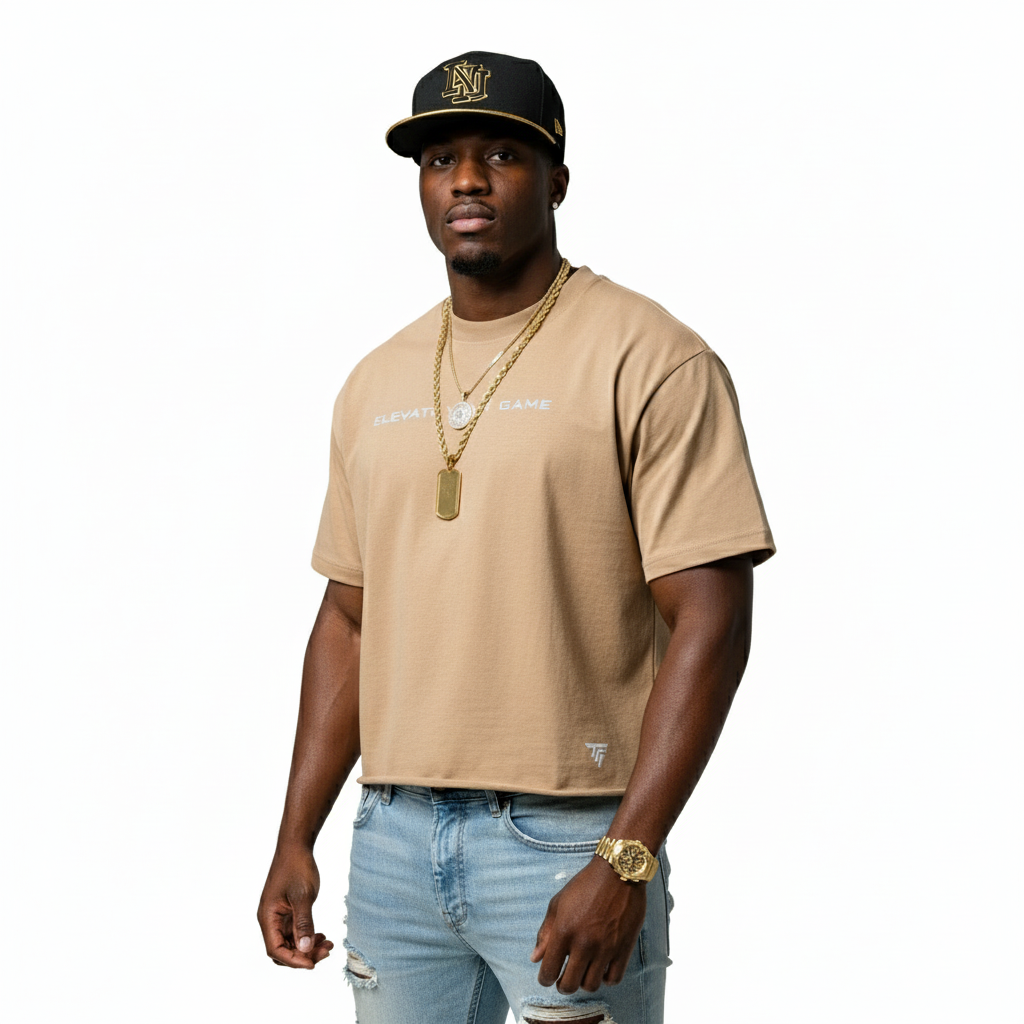 “ELEVATE YOUR GAME” HOC TEE (KHAKI)