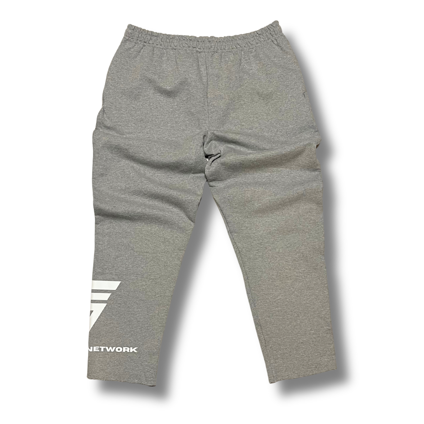 “SHOWCASE” LIGHTWEIGHT TRAINER SWEATPANTS (GREY/WHITE)
