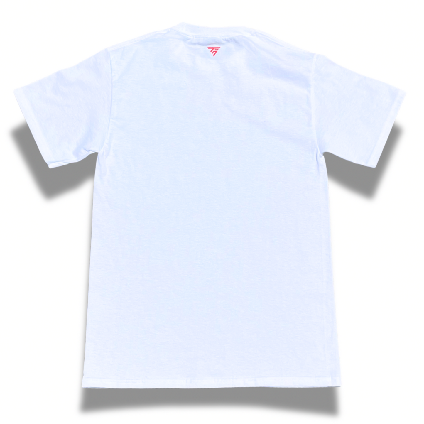 “TOP FLOOR NETWORK” CORE TEE (WHITE & RED)