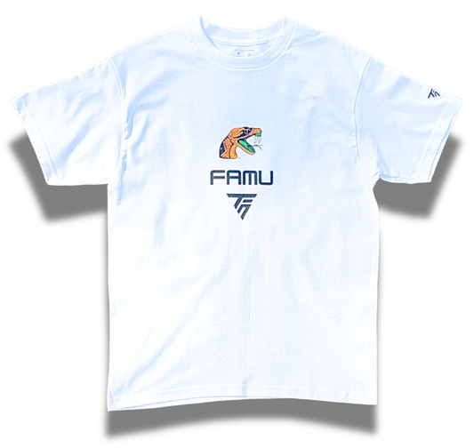 TFN x FAMU “FAN FAVORITE” HUSTLE TEE (WHITE)